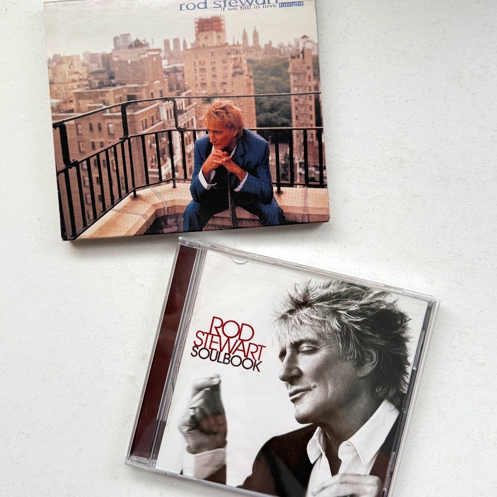Rod Stewart CD's If We Fall In Love Tonight‎ and Soulbook